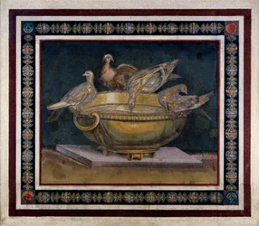 Mosaik der Tauben